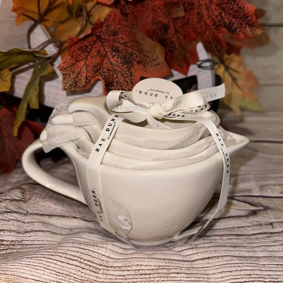 RAE DUNN Artisan Collection‎ Set of 4 Ceramic Measuring Cups With Handles - Picture 4 of 4